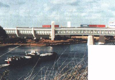 Most kanaowy - wizualizacja projektu